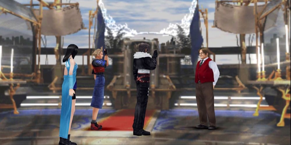 Final Fantasy 8 SeeD Salute Squall Rinoa Zell Cid