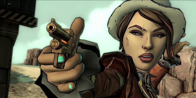 Fiona About To Fire Her Pistol In Tales From The Borderlands