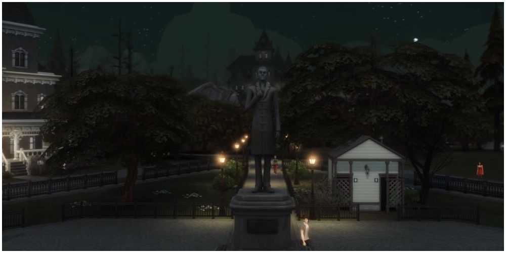 The town square of Forgotten Hollow