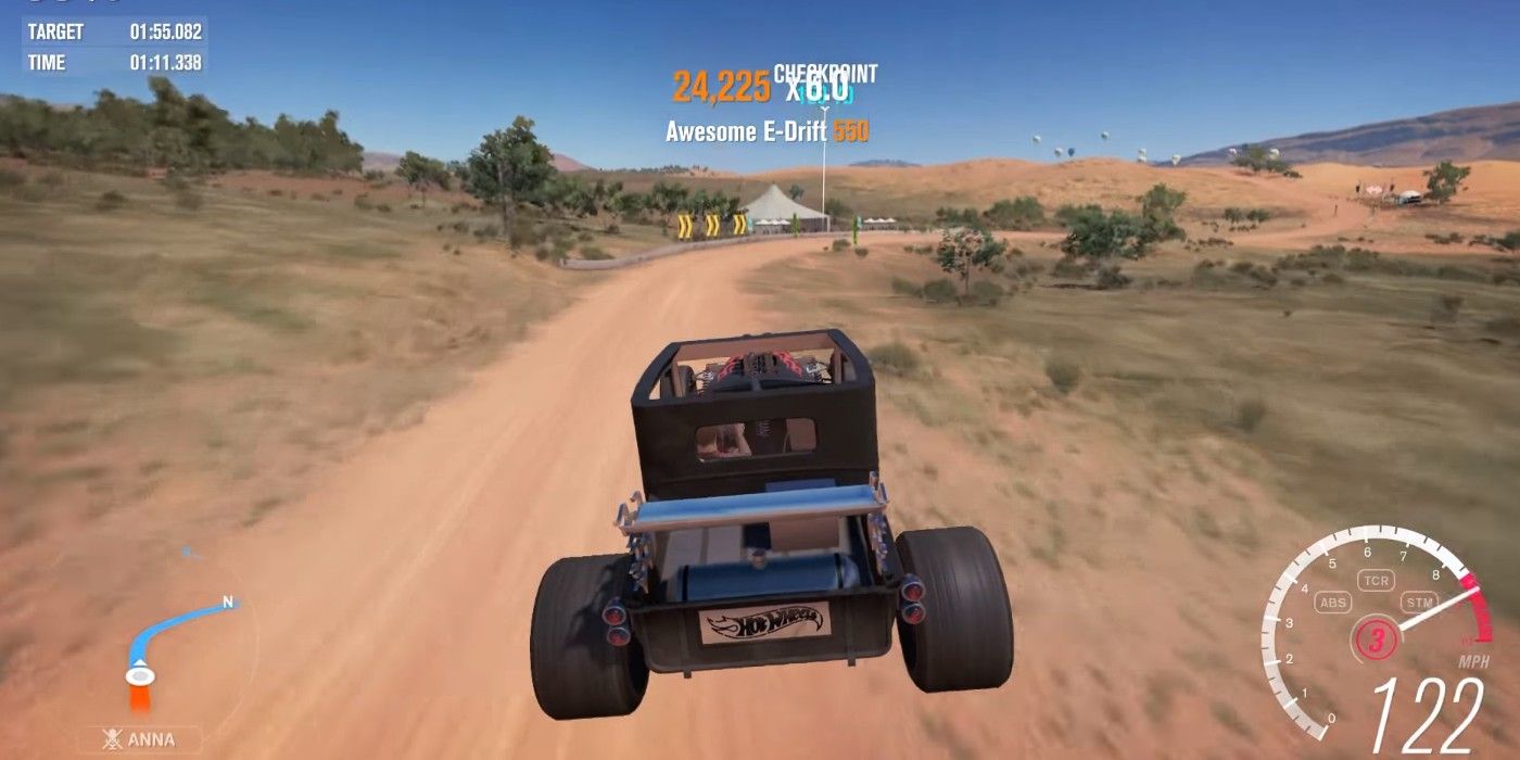 Forza Horizon 3 Bone Shaker flying off bump off road