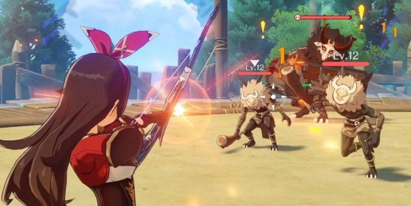 Genshin Impact Amber Attack