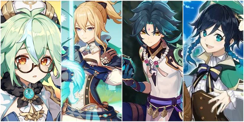 Genshin Impact Sucrose Jean Xiao Venti