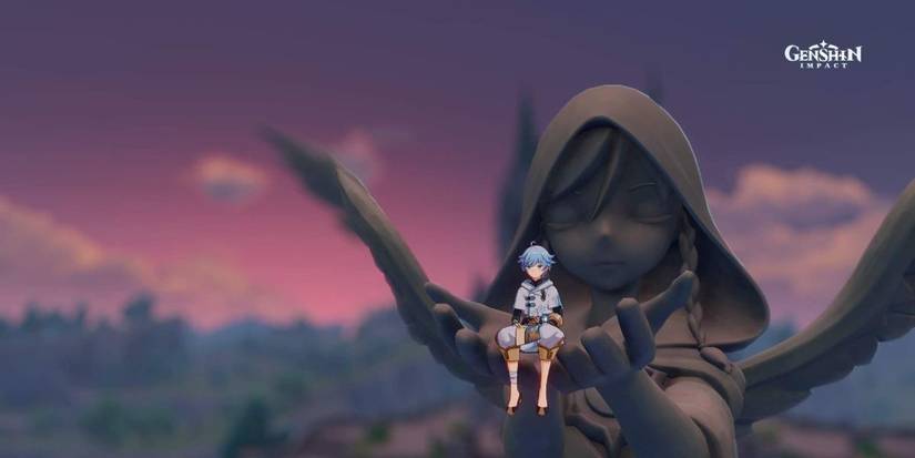 Genshin Impact Chongyun Sitting Down