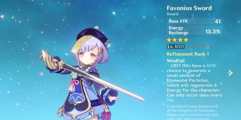 Genshin Impact Favonius Sword