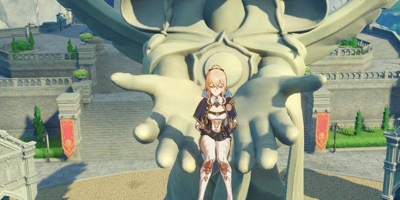 Genshin Impact Jean Sitting