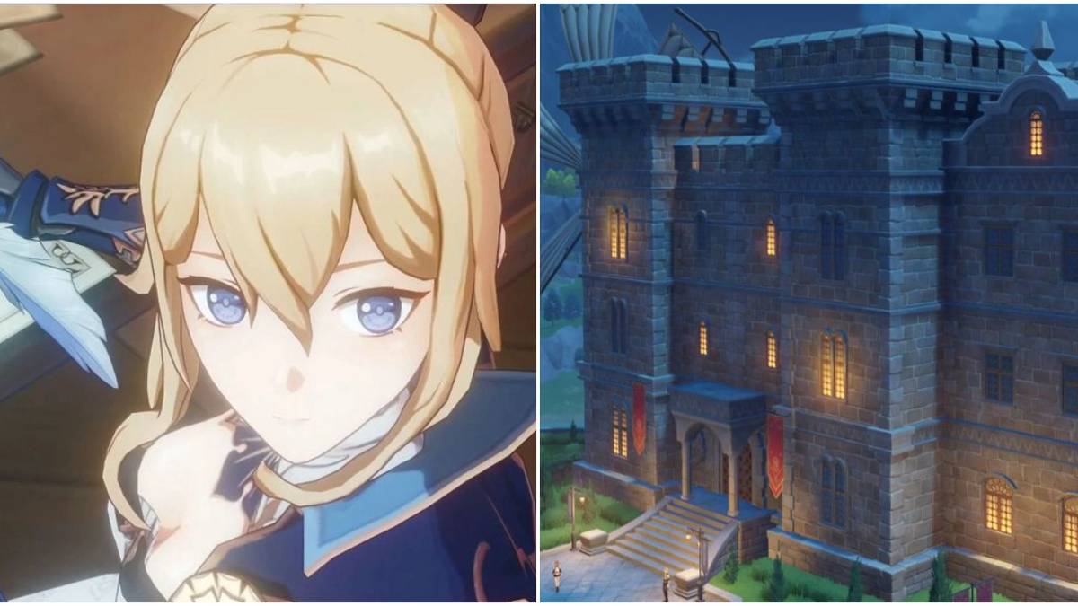 Genshin Impact Knights of Favonius Jean And Building