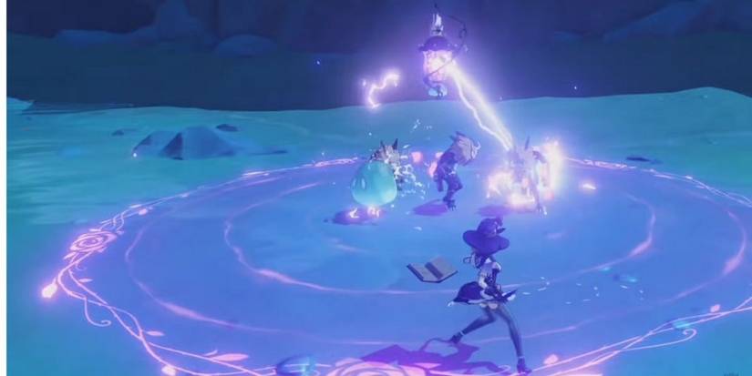 Lisa's Elemental Burst from Genshin Impact