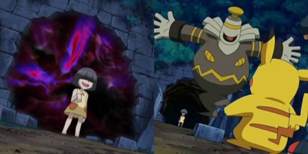 Spirit of an evil girl an Dusknoir in Pokemon anime