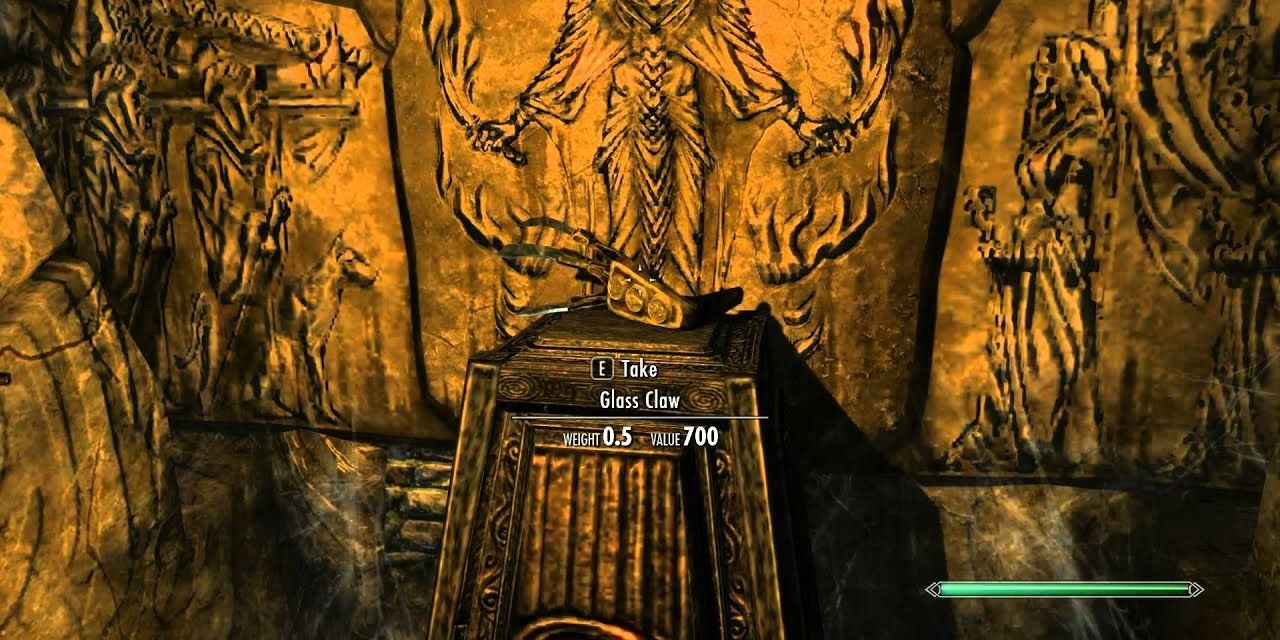 Glass Dragon Claw From The Elder Scrolls V Skyrim