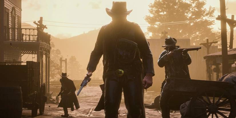 Gun Fight From Red Dead Redemption 2