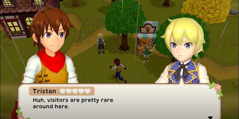 Harvest Moon Player with Tristan in the Rain