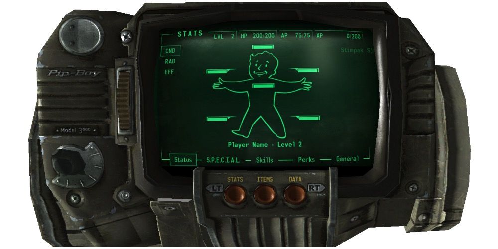 A view of the Pip-Boy 3000
