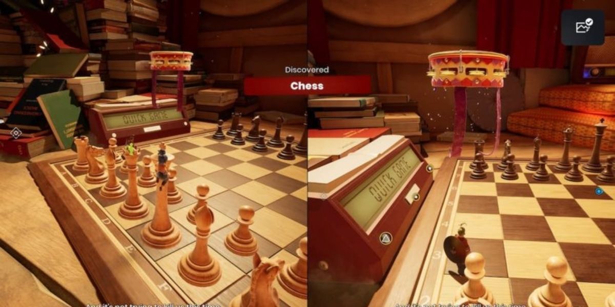 Chess minigame in It Takes Two