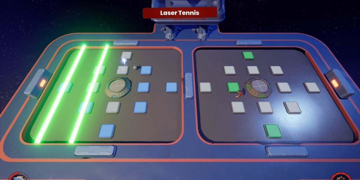 Laser Tennis minigame in It Takes Two