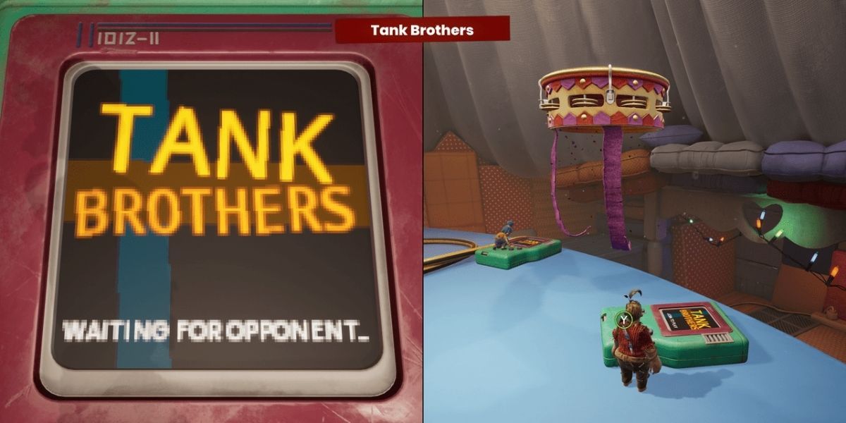 Tank Brothers Minigame in It Takes Two