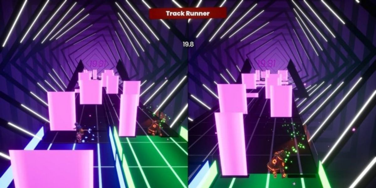 Track Runner minigame in It Takes Two