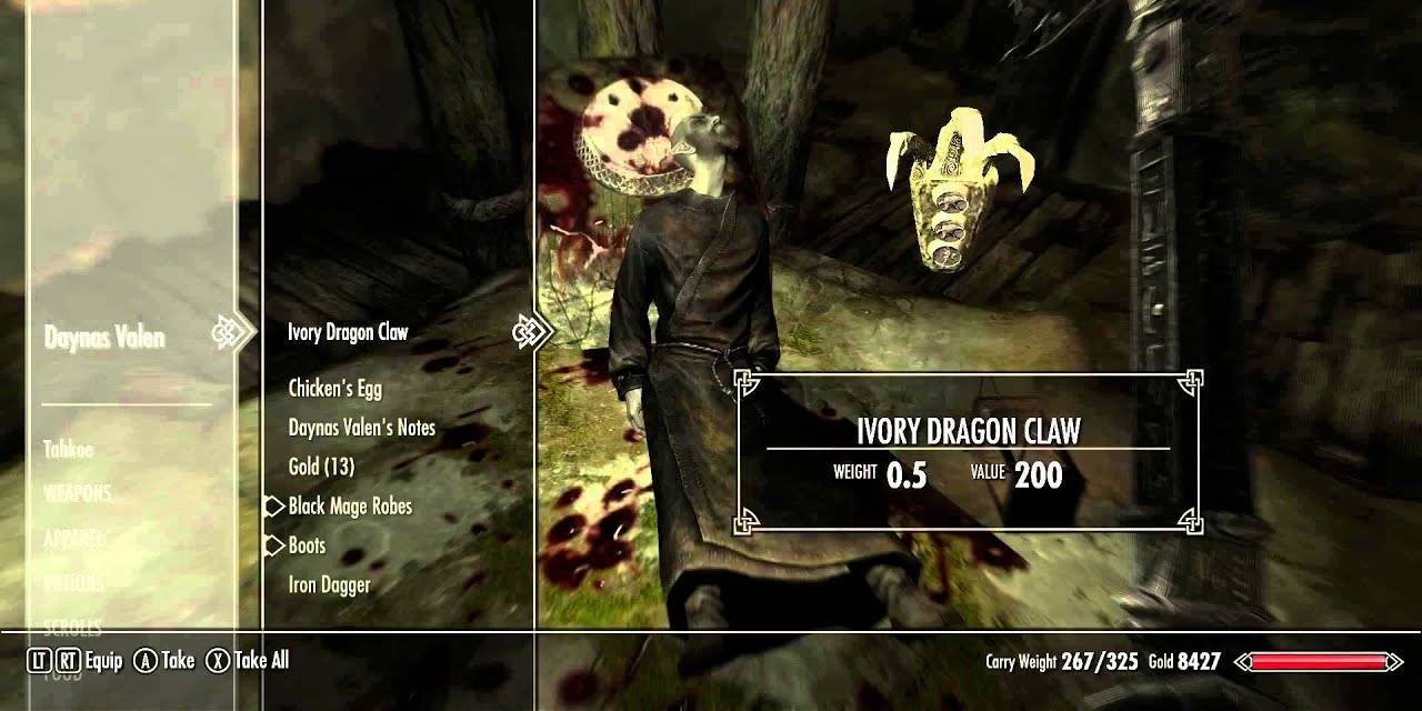 skyrim every dragon claw how to find them