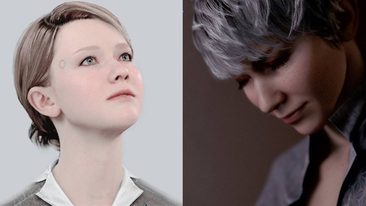 Kara before and after becoming a deviant_Detroit