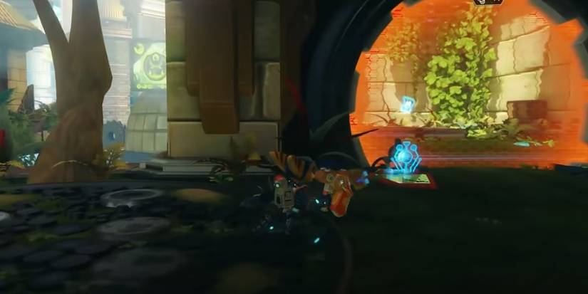 Trespasser puzzle door on Kerwan in Ratchet and Clank remake