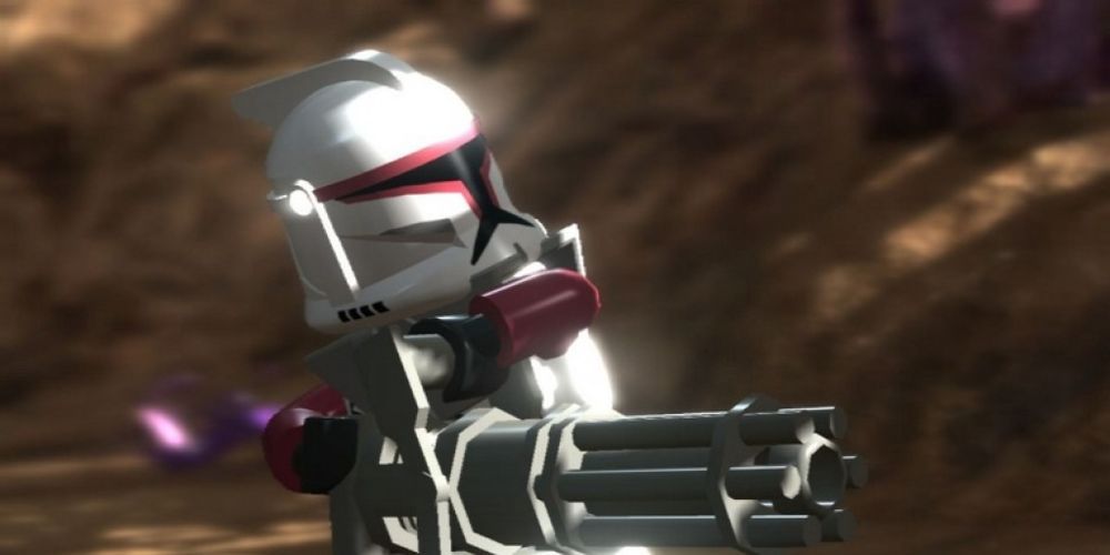 LEGO Star Wars 3 Clone Trooper Holding Gun