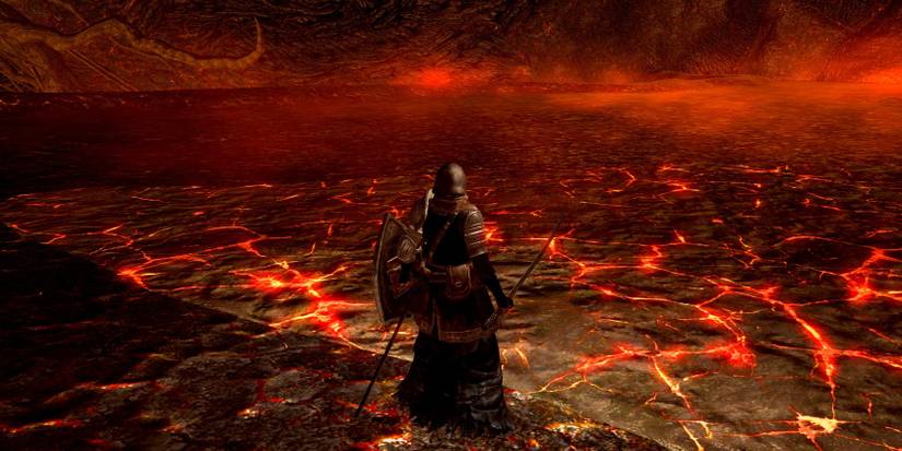 Lava Eyesore Fix mod for Dark Souls