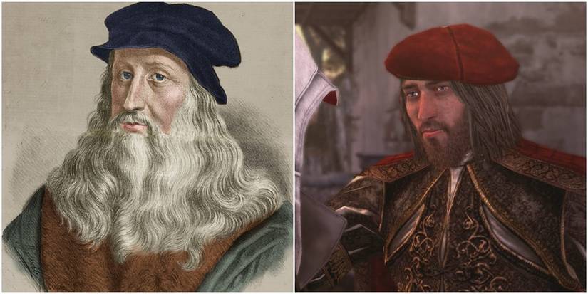 Leonardo da Vinci is one of Ezio's best friends in Assassin's Creed II and Brotherhood