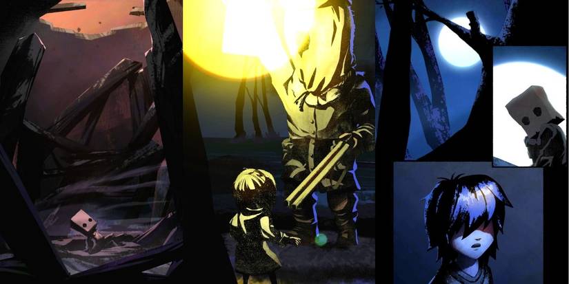 Little Nightmares Comics Mono And Six Split Image