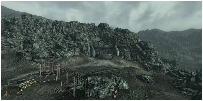 The main entrance area to Raven Rock