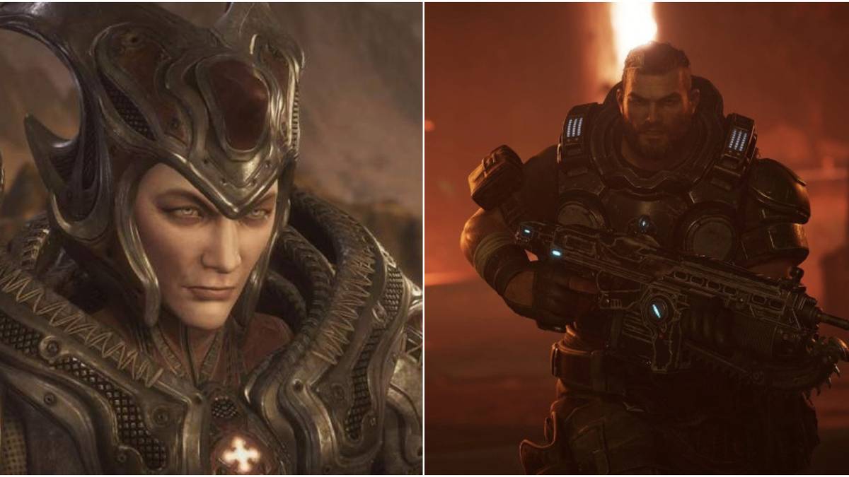 Queen Myrrah and Sgt. Diaz Gears of War