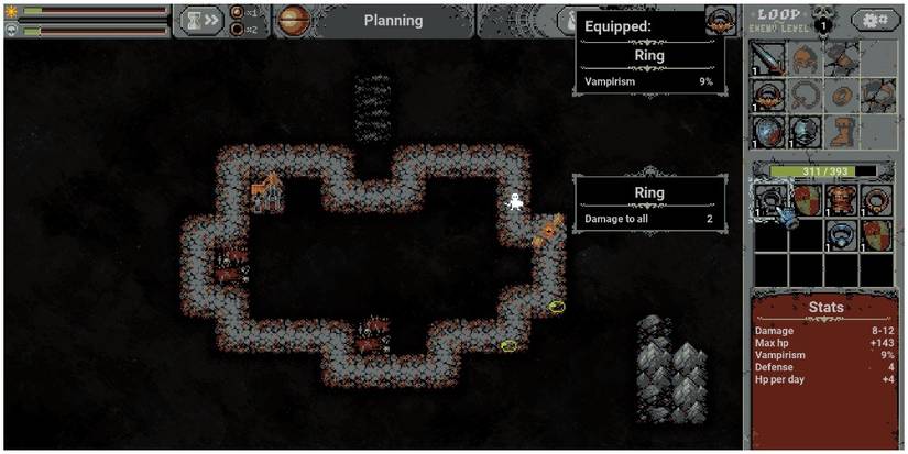 Loop Hero Choosing Between Vampirism And Damage To All