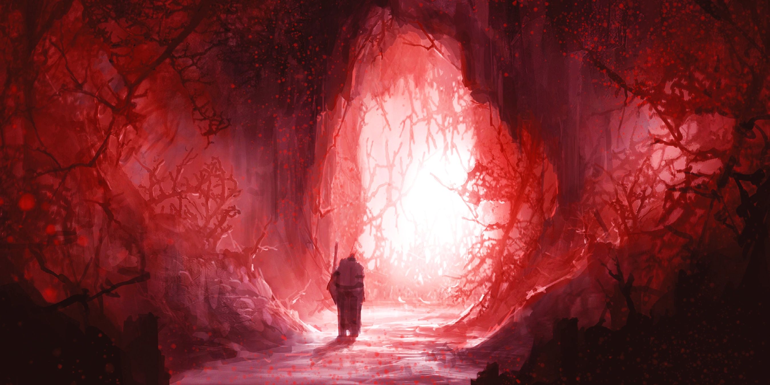 A Dwarf searches a lyrium cave in Dragon Age: Origins