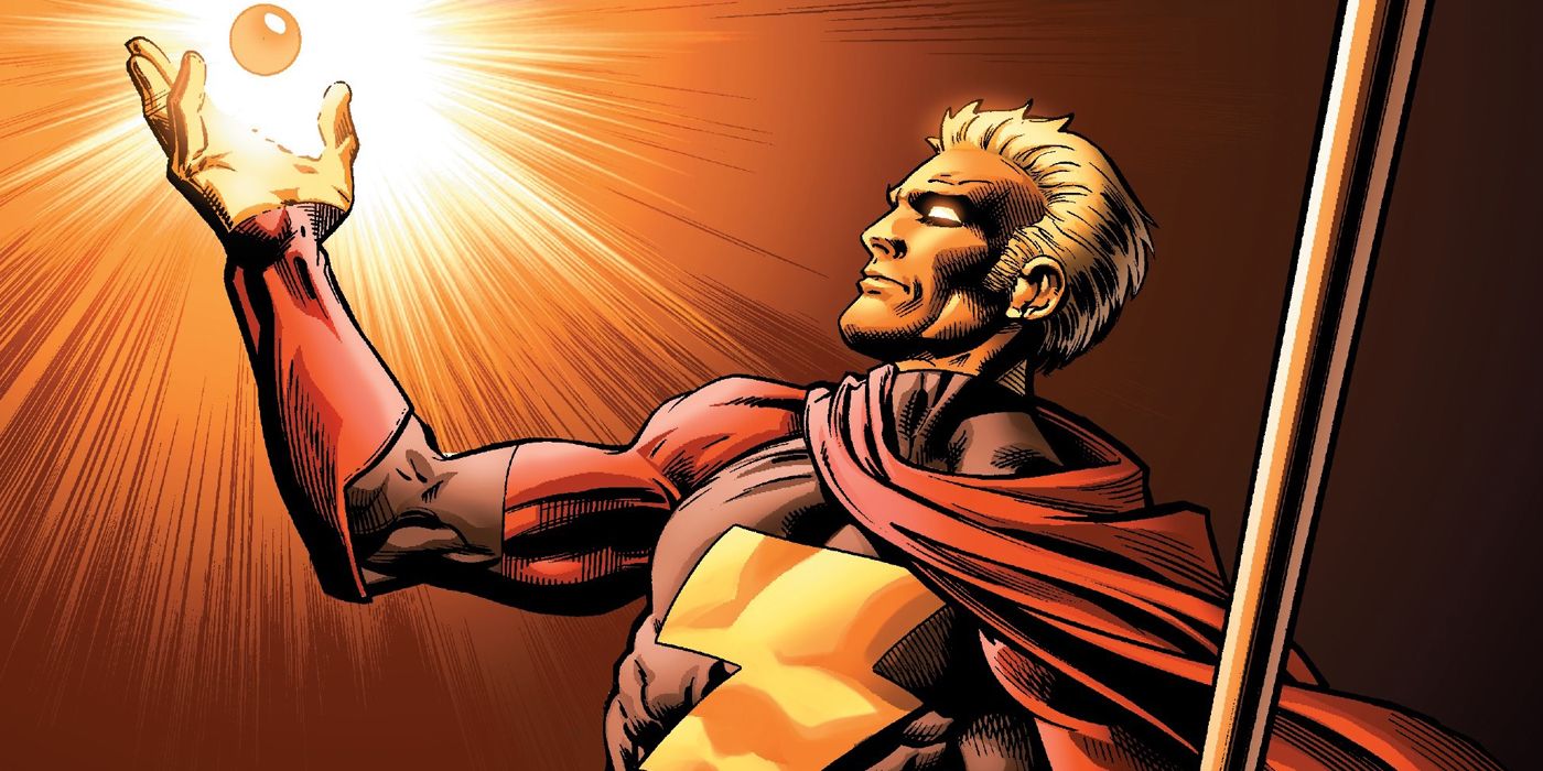 Marvel's Adam Warlock holding an Infinity Stone