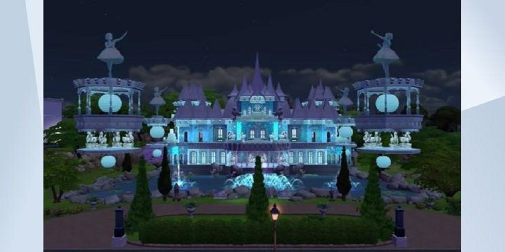 The Sims 4 Magic Castle 2 Nighttime