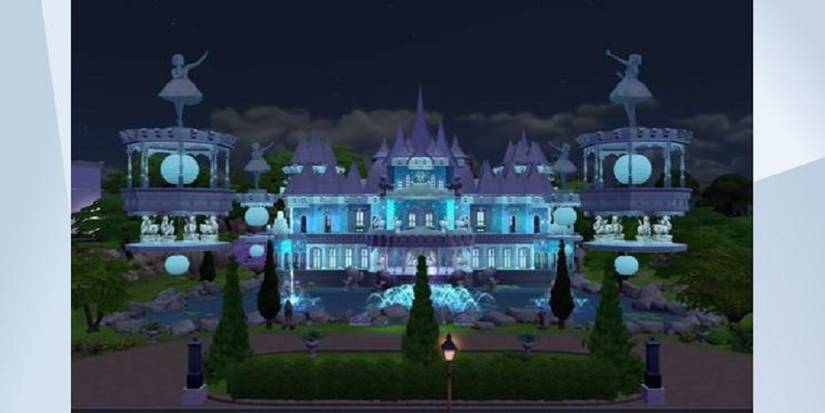 The Sims 4 Magic Castle 2 Nighttime