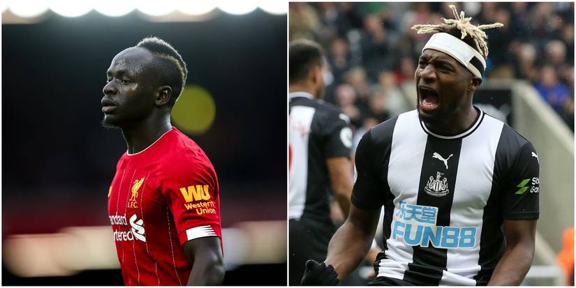 Sadio Mane and Allan Saint-Maximin