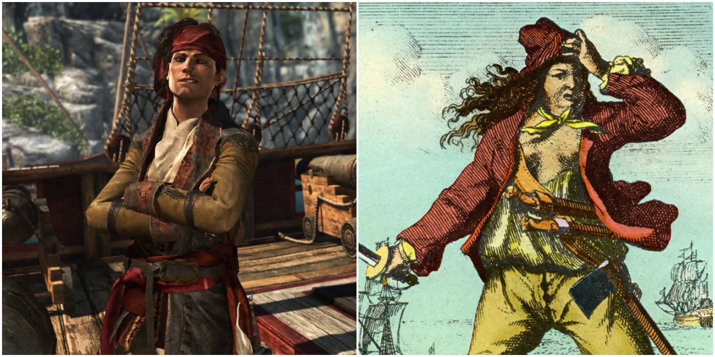A disguised Mary Read is a prominent pirate in Assassin's Creed IV: Black Flag