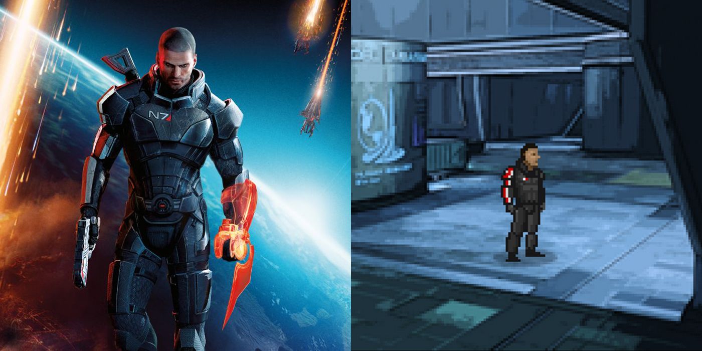Mass Effect Pixel Art Adventure Game