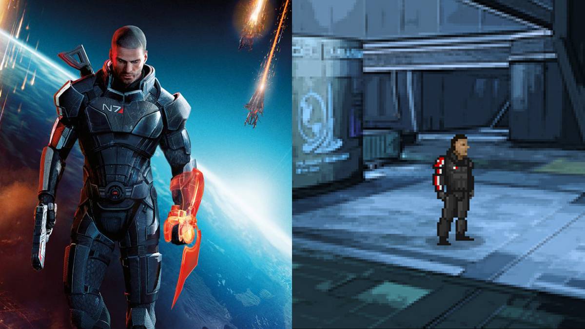 Mass Effect Pixel Art Adventure Game