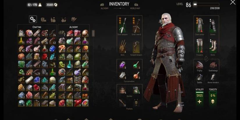 Materials Witcher 3 Crafting Components Secrets Trivia Geralt