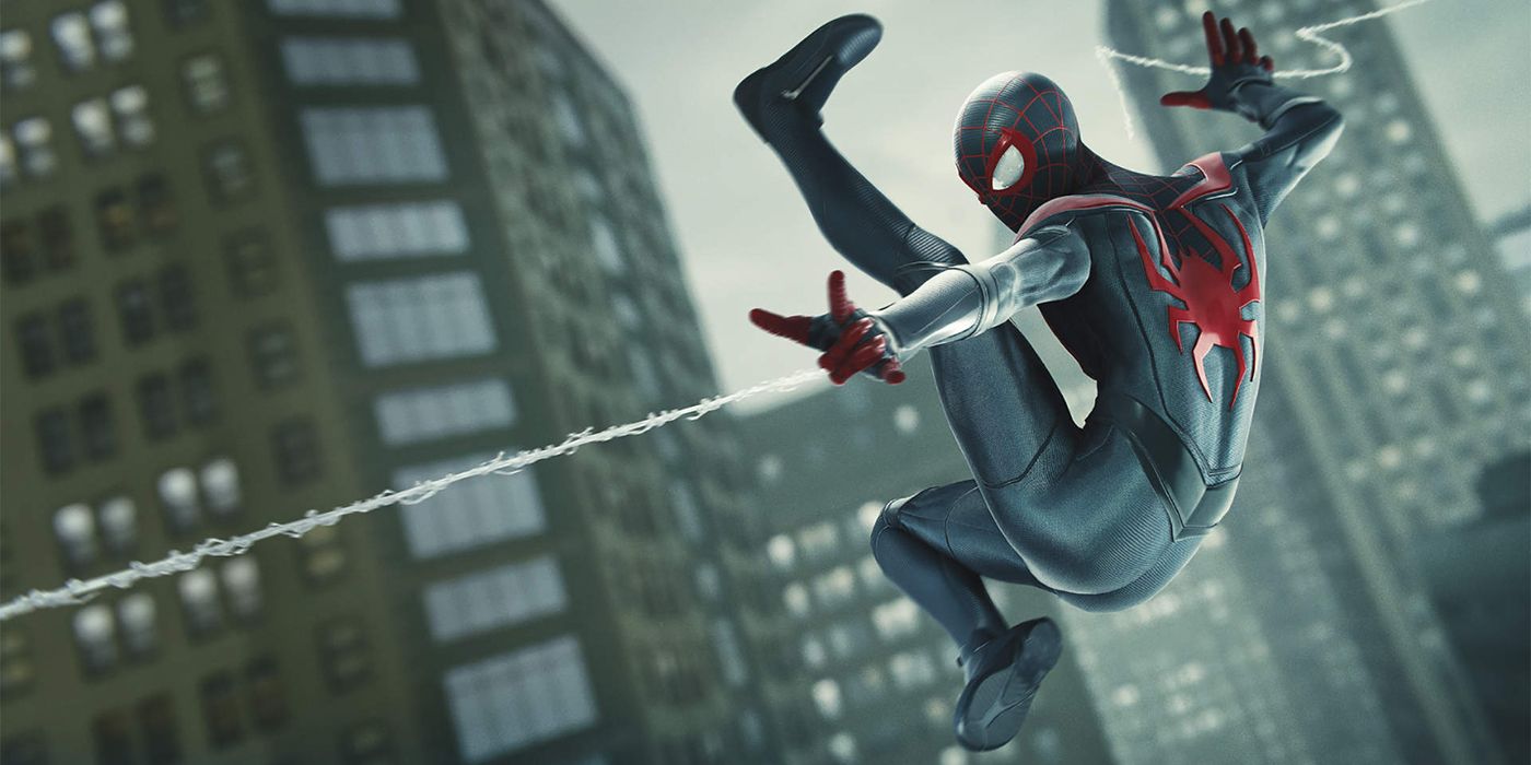 Spider-Man: Miles Morales web swing