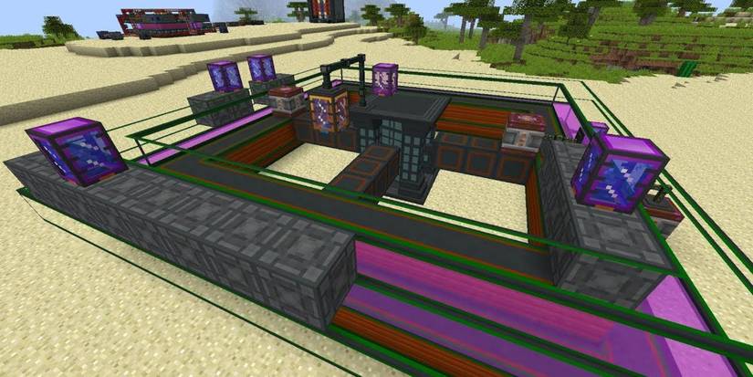 Minecraft Nuclearcraft mod showcasing fusion reactor