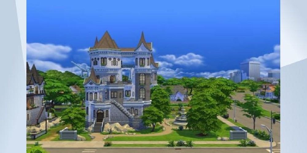 The Sims 4 Mini Castle Daytime