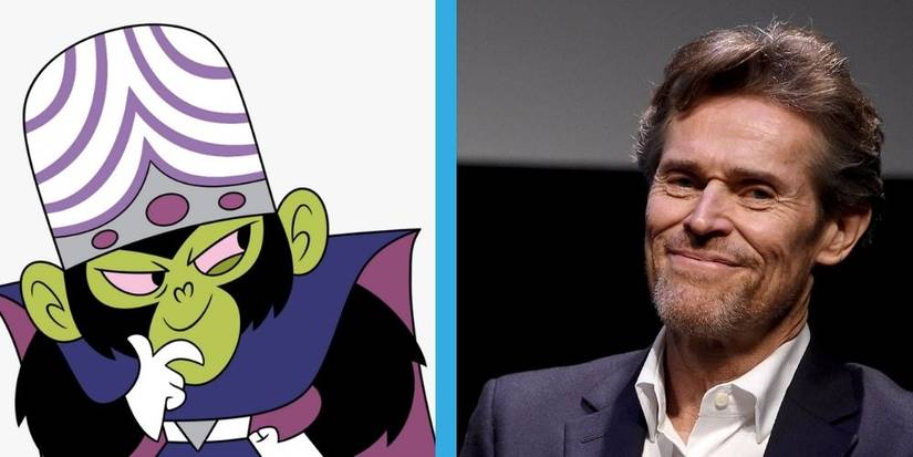 Powerpuff Girls Mojo Jojo and Willem Dafoe