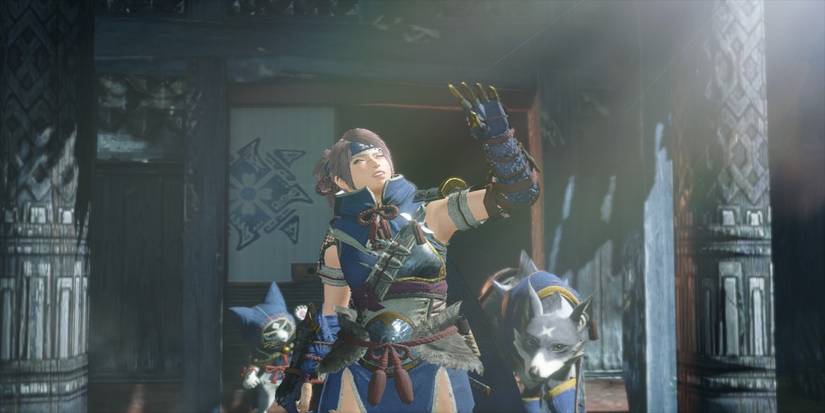 Monster Hunter Rise gameplay screenshot