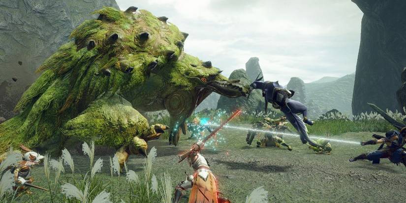 Monster Hunter Rise Monsters Fighting