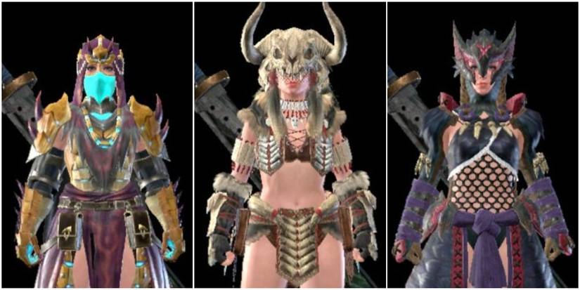 Monster Hunter Rise Somnacanth, Bone, Nargacuga Sets