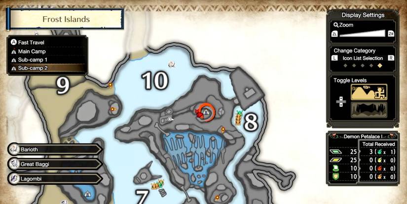 Monster Hunter Rise Sub-Camp Frost Islands 2
