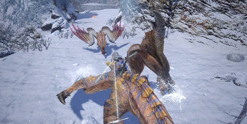 Monster Hunter Rise Wyvern Riding Battle