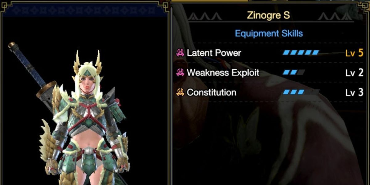 Monster Hunter Rise Zinogre Set