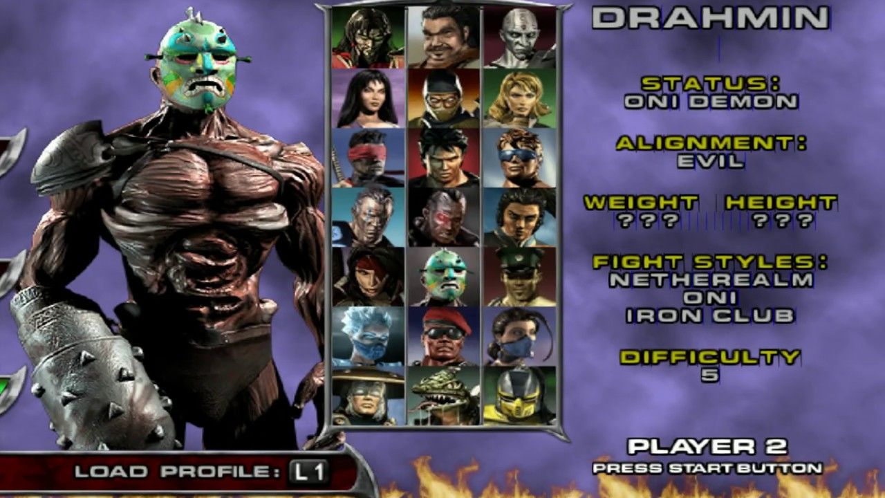 Drahmin in Mortal Kombat: Deadly Alliance